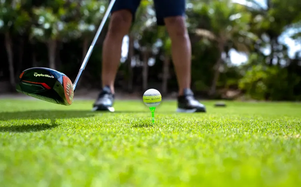 Golf driver and ball