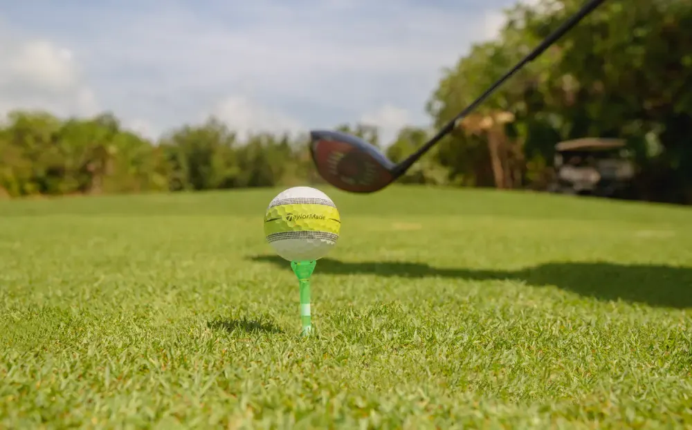 Golf tee shot