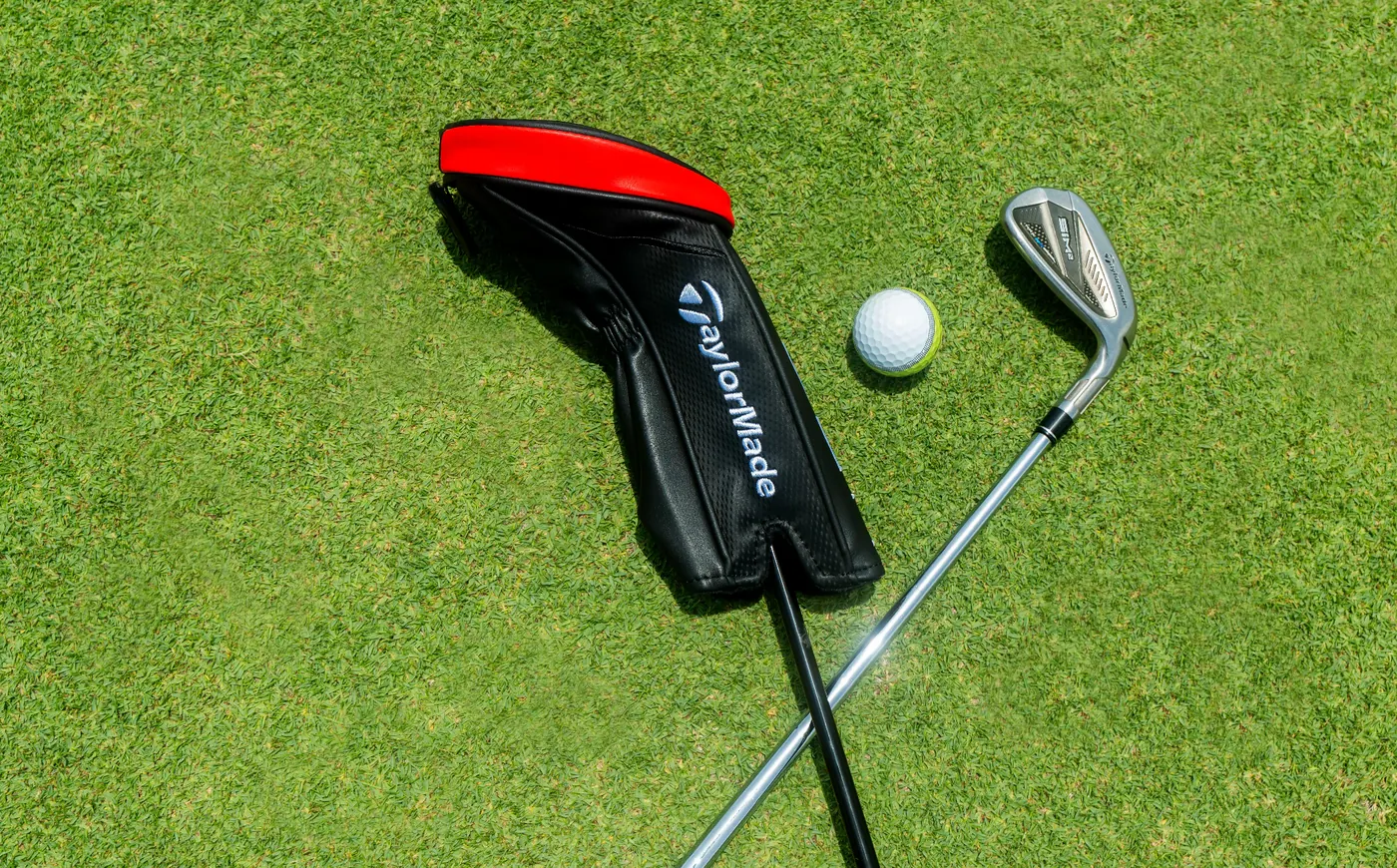 SIM2 golf clubs on course