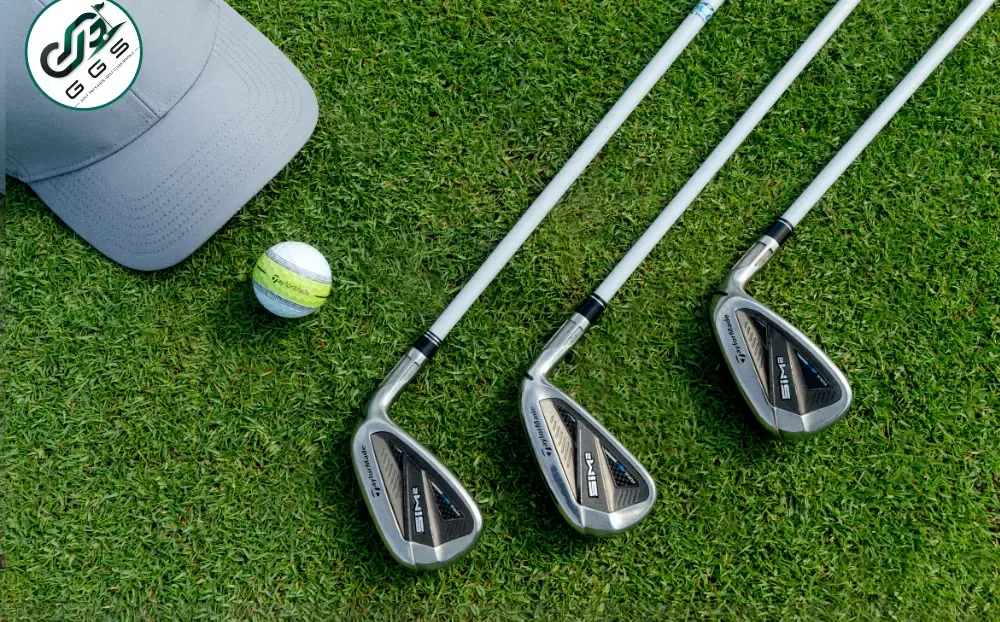 SIM2 golf clubs on course